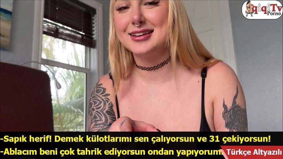 Girdikleri köşkteki kadını bağlayıp gözü önünde kocasıyla sikiştiler